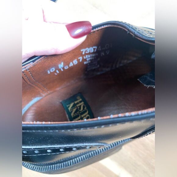 Nunn bush oxfords‎ black size 10 - Picture 4 of 6